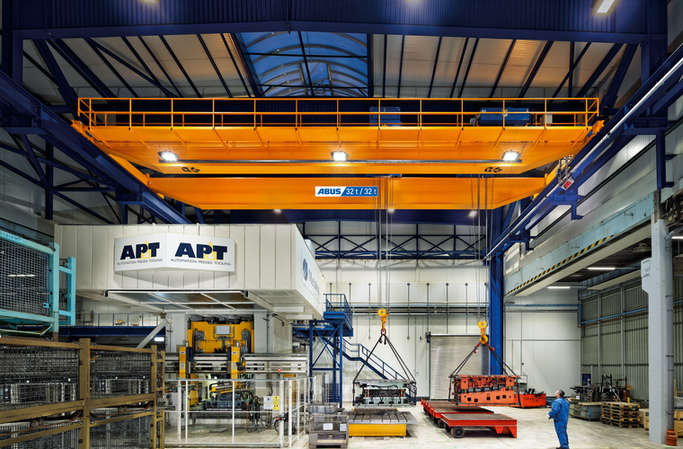 Double girder overhead travelling crane ABUS Crane Systems Ltd.